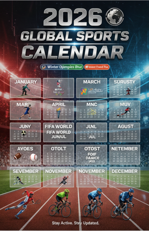 2026 Sports Calendar