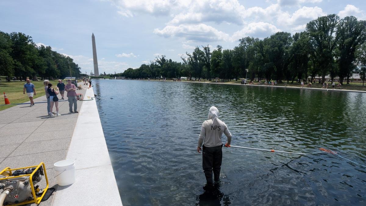 People caught vandalizing Washington Reflecting Pool to be fully prosecuted, U.S. Attorney Pirro says