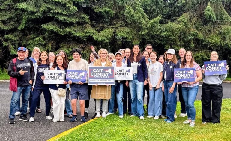 Cait Conley wins Democratic primary to take on Republican Congressman Mike Lawler in New York