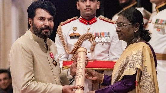 Padma Awards 2026: Mammootty, Alka Yagnik and R Madhavan receive honours from the President of India. See pics
