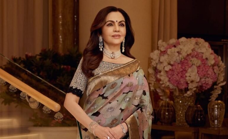 15 standout saris from Nita Ambani’s wardrobe, from Banarasi to Paithani