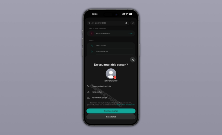 WhatsApp may now warn users before they message unfamiliar numbers: Report | Technology News